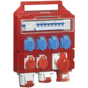 Netzverteiler 1 x CEE32, 2 x CEE16 FI