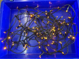 LED Girlanden gelb 9m