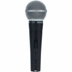 Shure SM58 S mit Schalter und Mic Clip